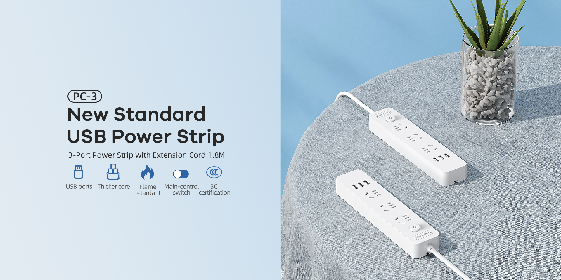 Ổ cắm điện thông minh Remax PC-3