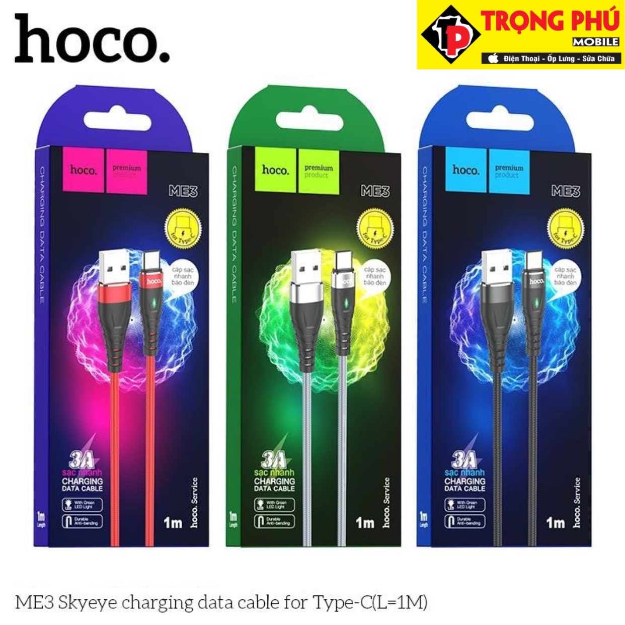 CÁP SẠC Hoco ME3 Trọng phú mobile