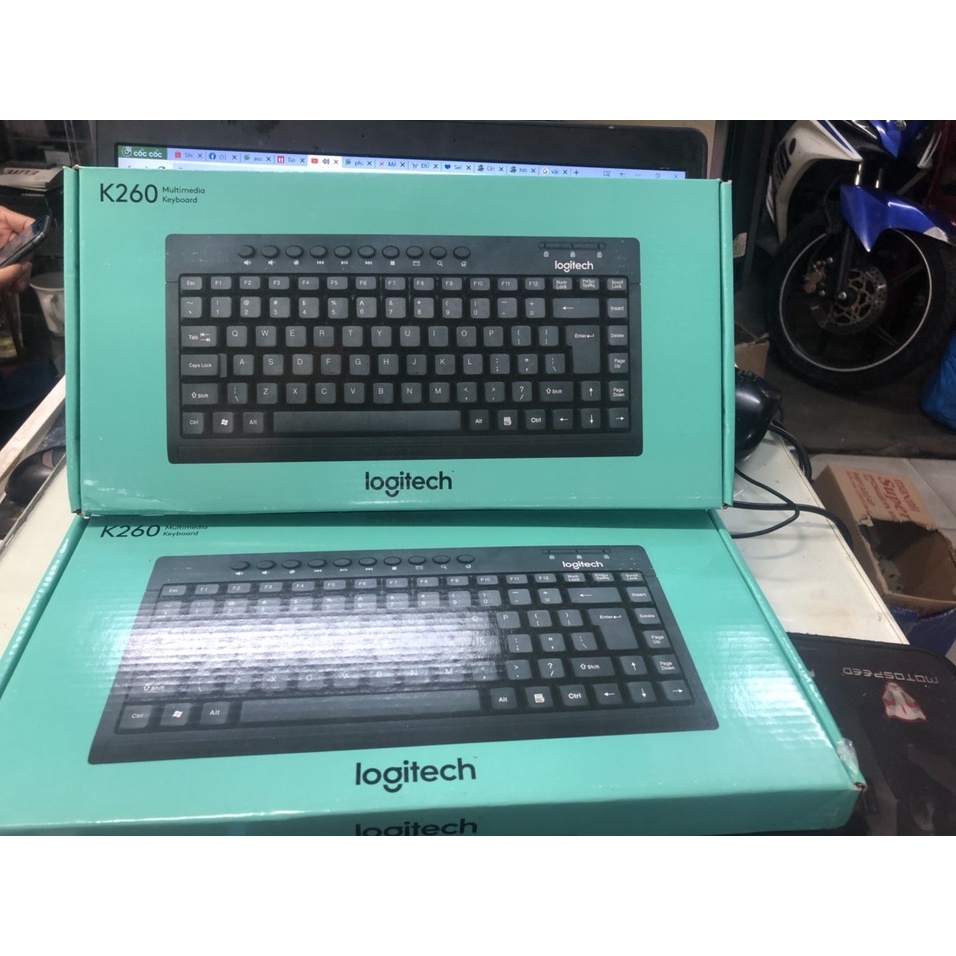 Bàn Phím Máy Tính Có Dây Mini Logitech K260