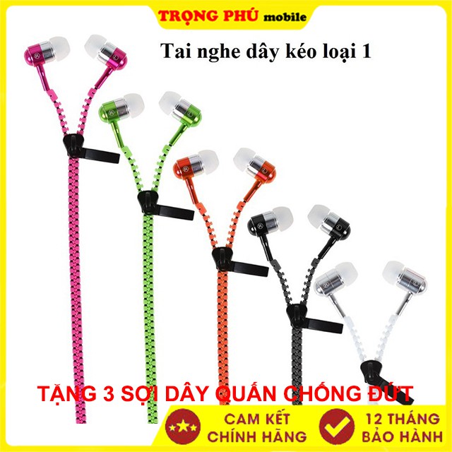 Tai nghe dây kéo thời trang cực đẹp hay Trọng phú mobile