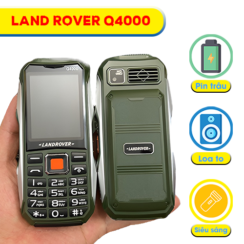 Điện thoại Land Rover Q4000 pin trâu