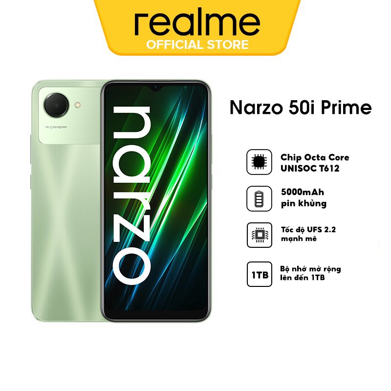 Realme Narzo 50i Prime Mới