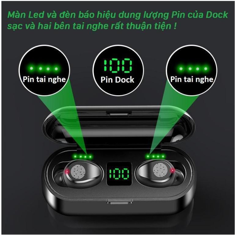 Tai nghe Bluetooth 2tai F9