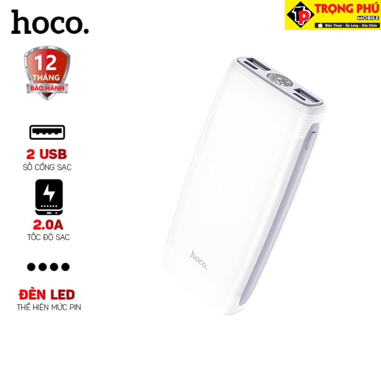 Pin sạc dự phòng Hoco j64 10.000mah