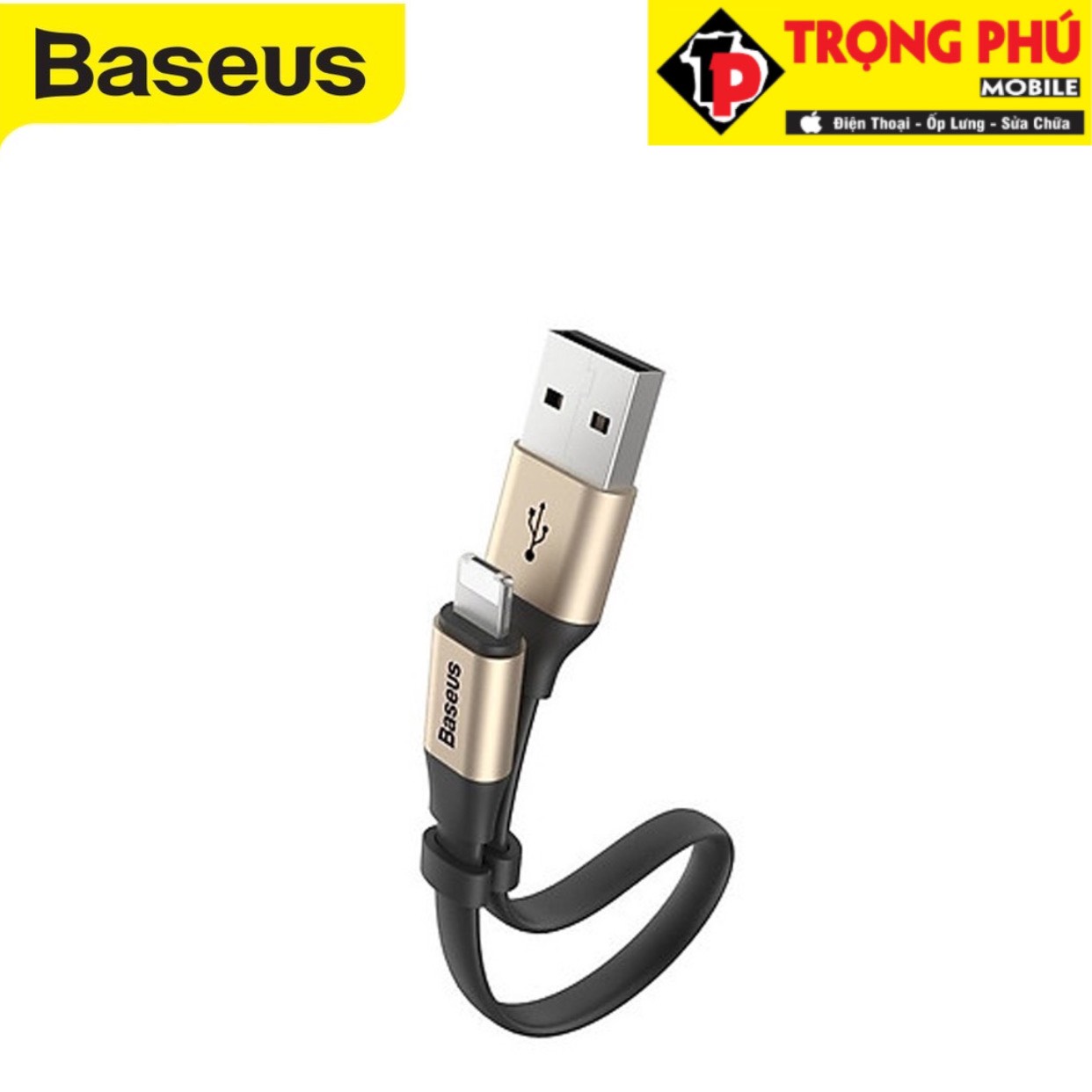 Cáp sạc ngắn IPhone 23cm Baseus Nimble Portable Trọng phú mobile
