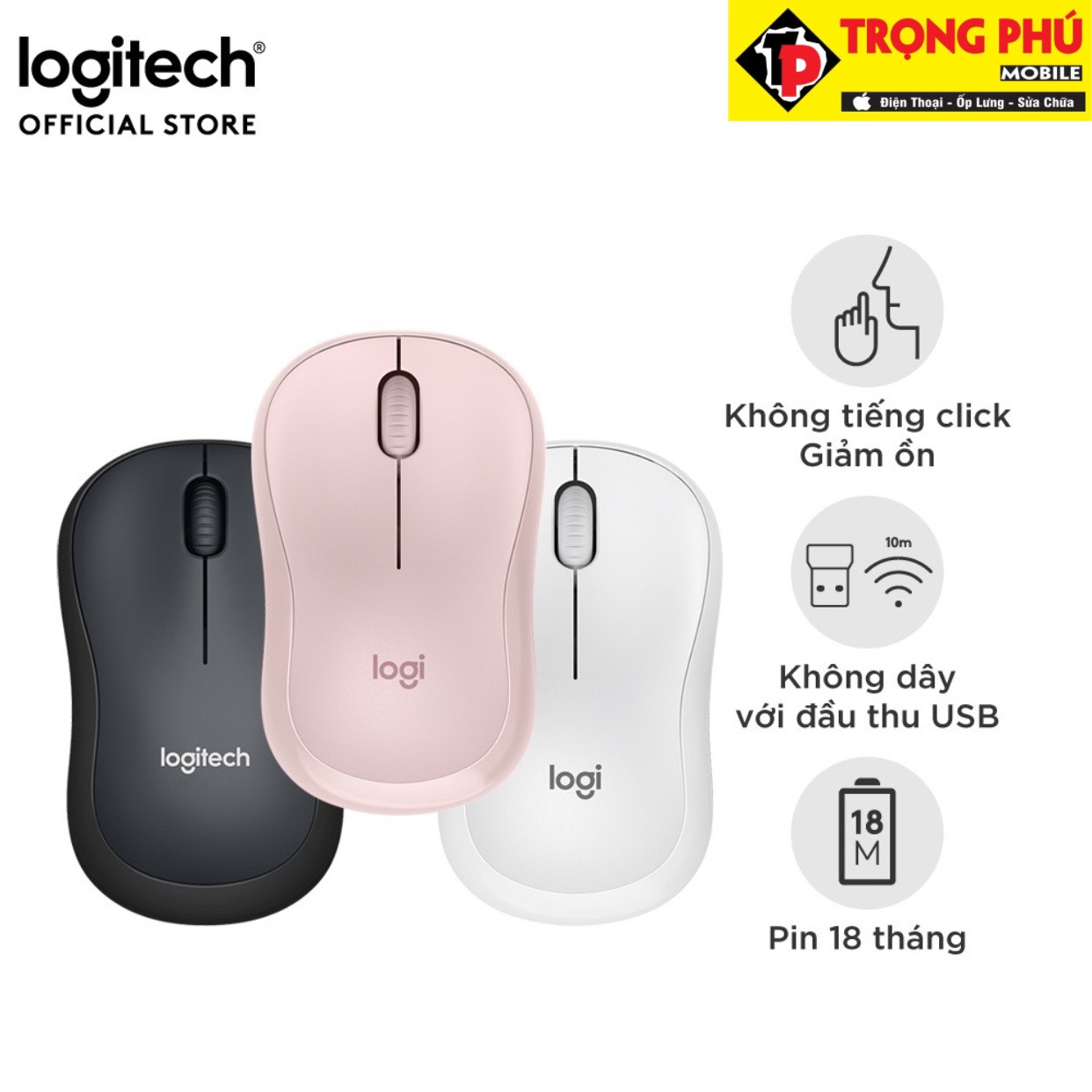 Chuột không dây logitech M220