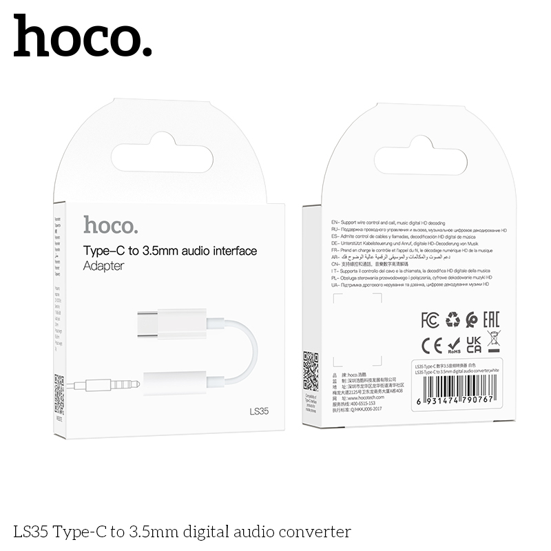 Bộ chuyển đổi TypeC to 3.5 Hoco LS35