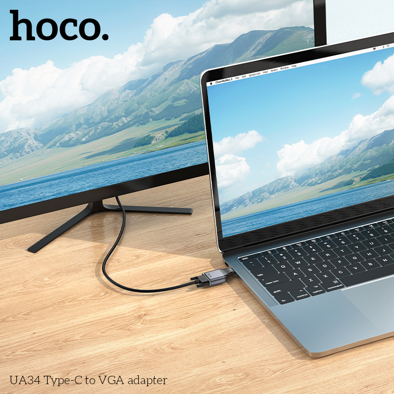 Bộ chuyển đổi Hoco UA34 TypeC - VGA