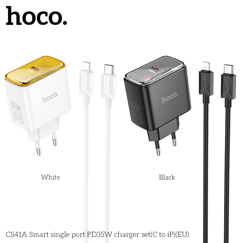 Bộ sạc Hoco CS41A PD35w  typeC-lighting