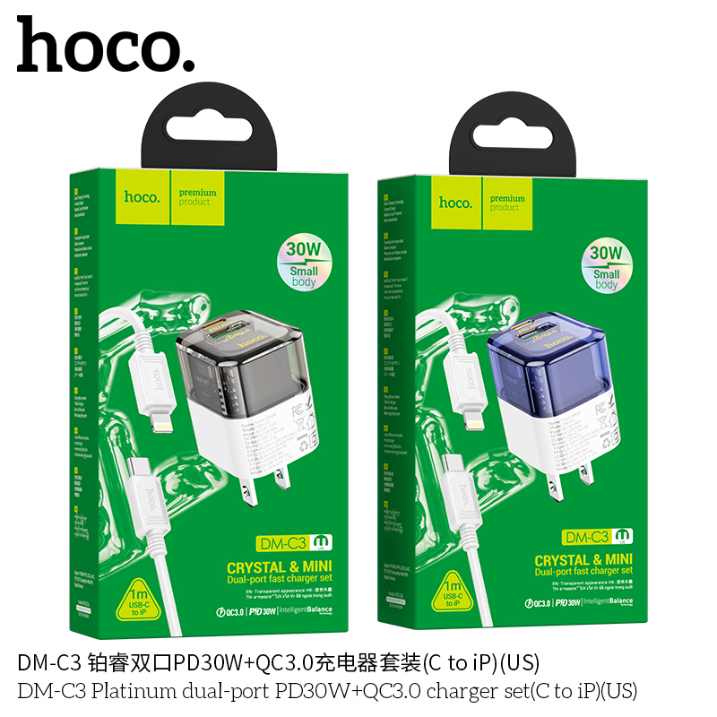 Bộ sạc nhanh Hoco DMC3 2 cổng