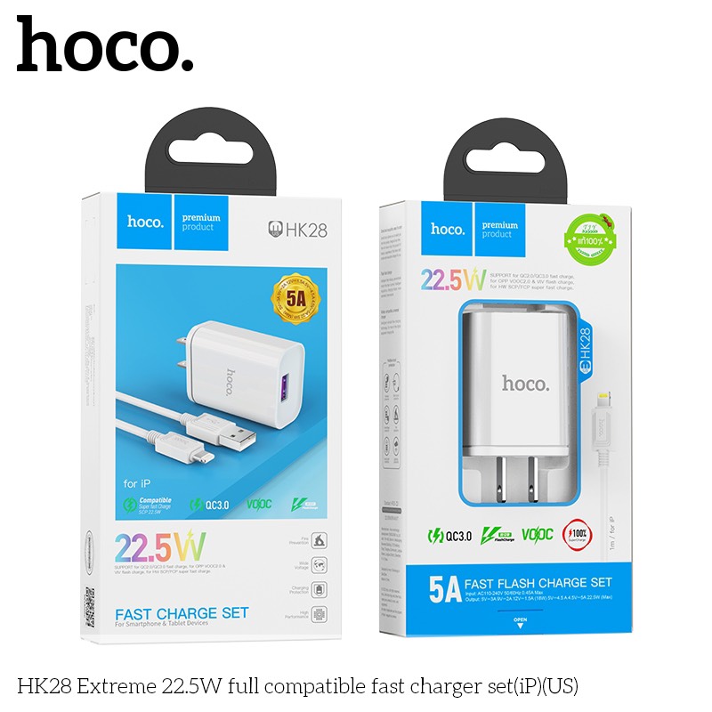 Bộ sạc nhanh hoco HK28 22.5w