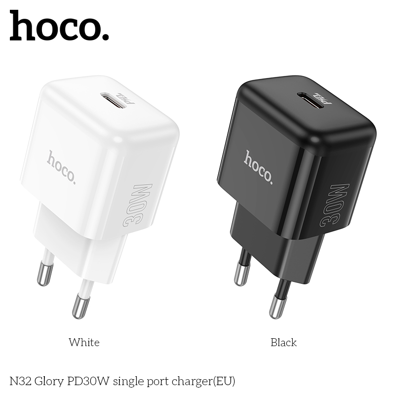 Cốc sạc Hoco N32 PD30w (1C)