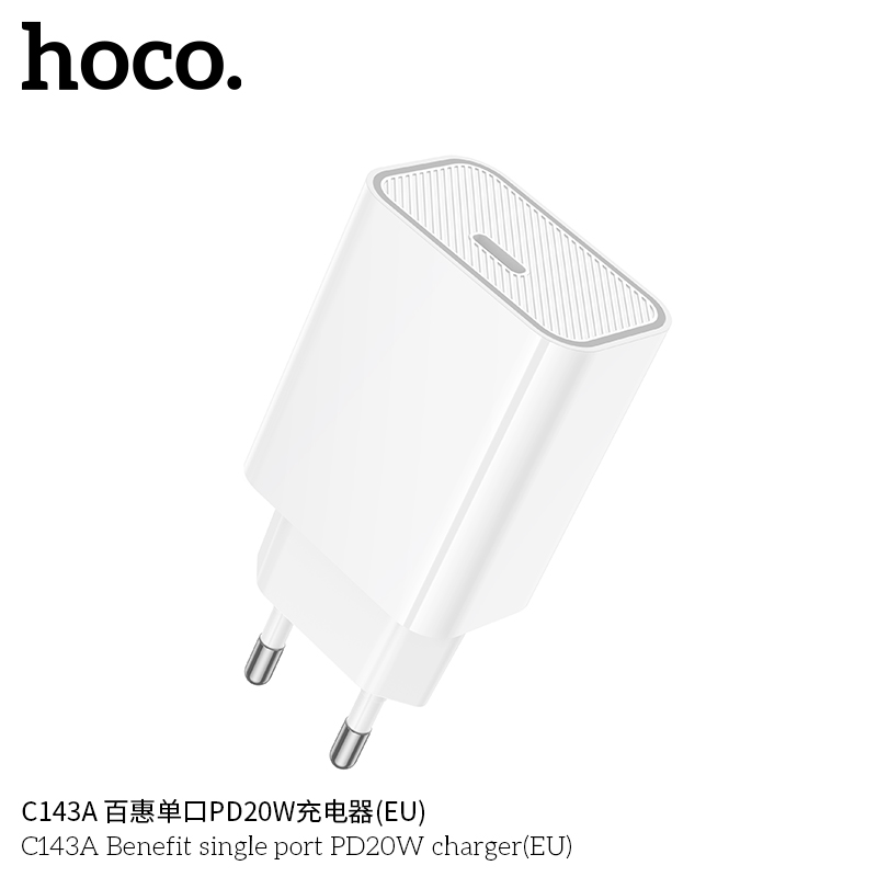 Cốc sạc Hoco C143A PD20w (1C)