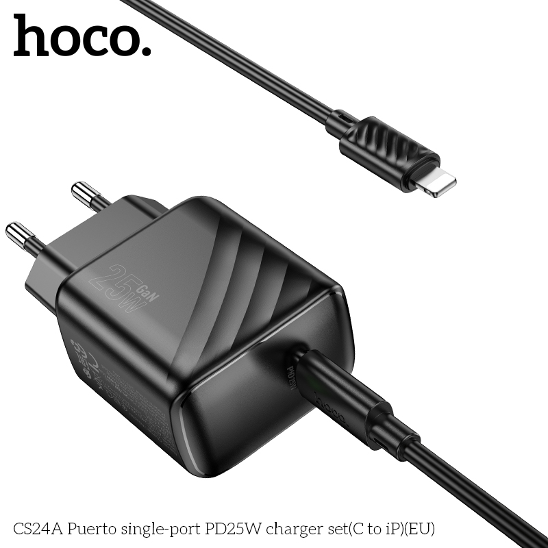 Bộ sạc Hoco CS24A PD25w typeC-lighting