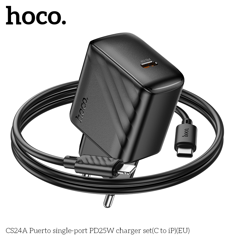 Bộ sạc Hoco CS24A PD25w typeC-lighting