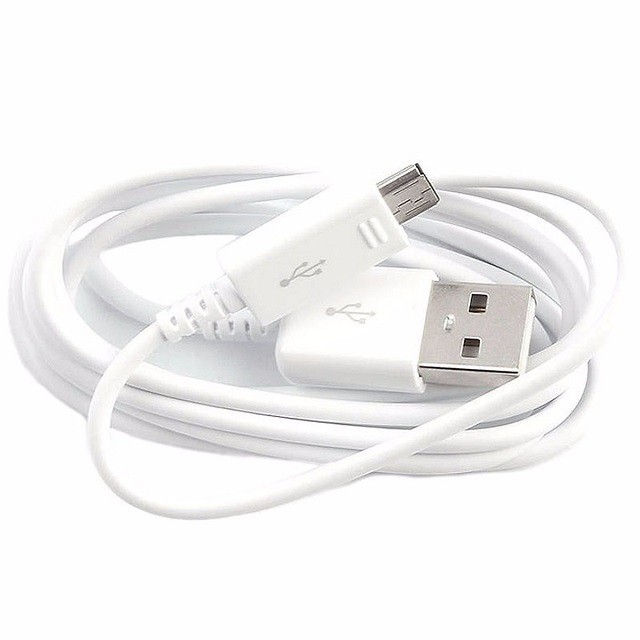 Cáp Sạc Nhanh Samsung micro USB zin trắng