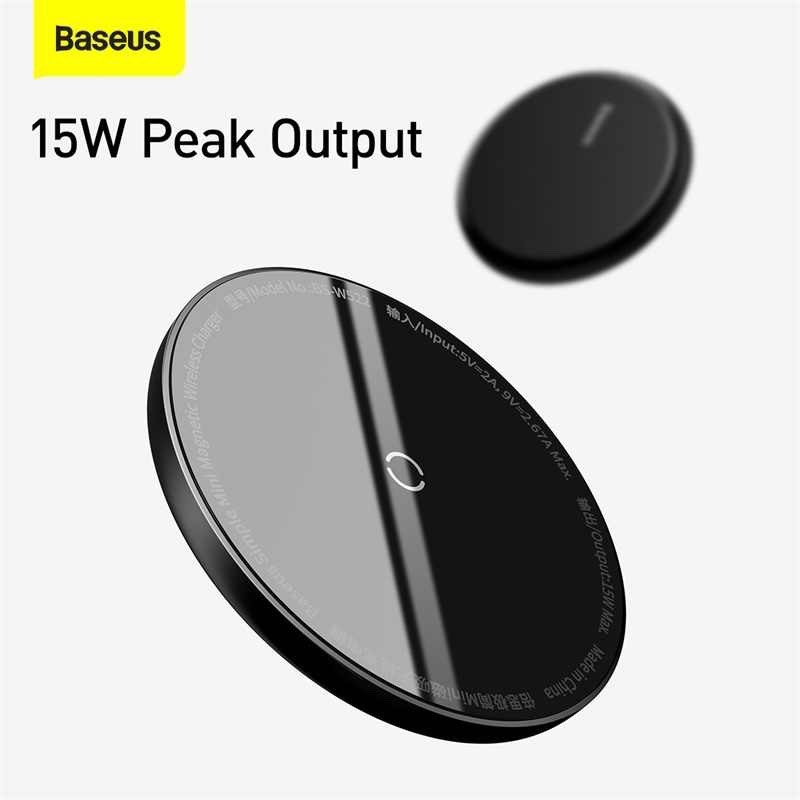 Sạc không dây Iphone 12 Baseus Simple Mini Magnetic