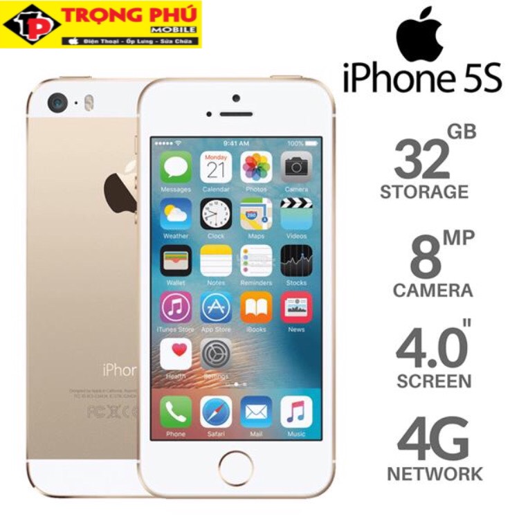 IPhone 5S 32Gb Cũ Quốc tế