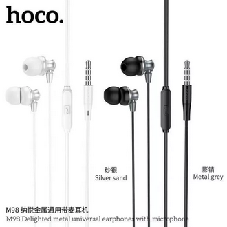 Tai nghe dây Hoco M98 đầu tròn 3.5