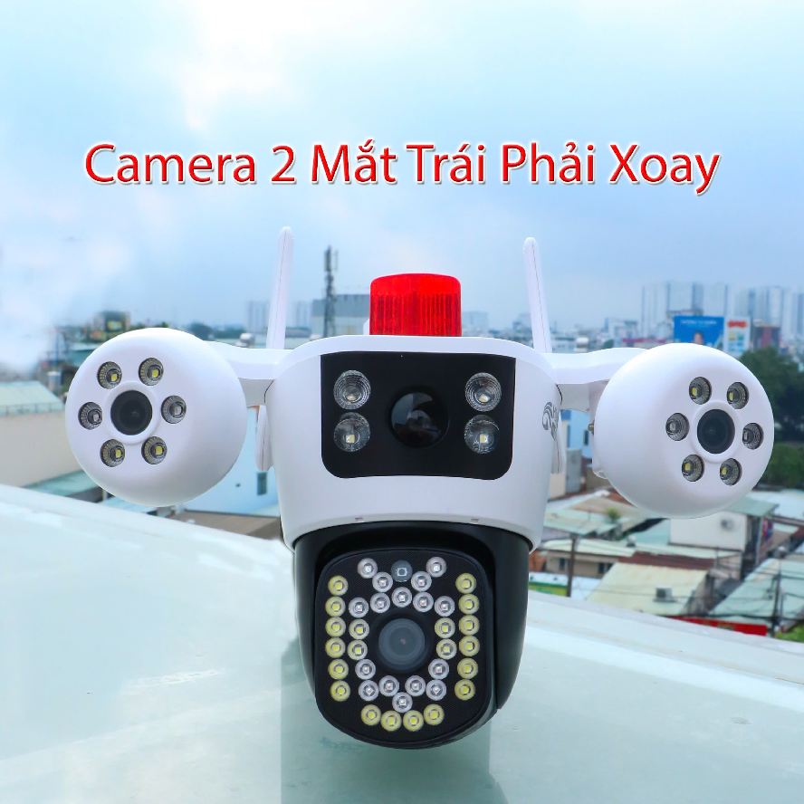 Camera Wifi 4 Mắt 3 Màn Hình Yoosee F068. 15MP