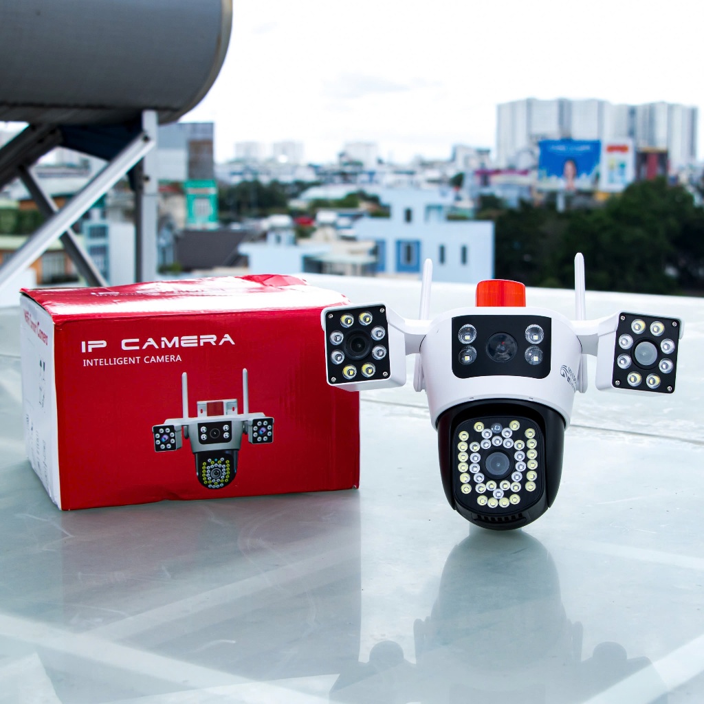 Camera Wifi 4 Mắt 3 Màn Hình Yoosee W-950. 16Mp