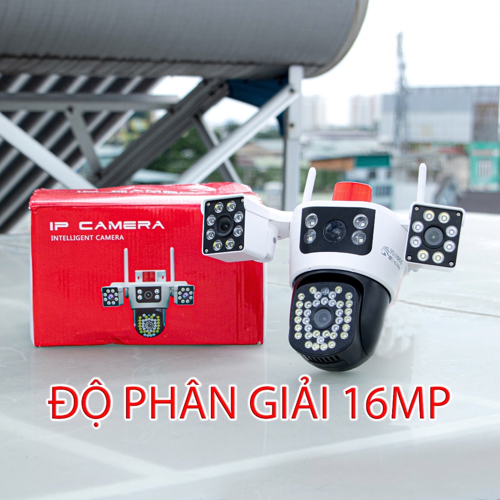 Camera Wifi 4 Mắt 3 Màn Hình Yoosee W-950. 16Mp