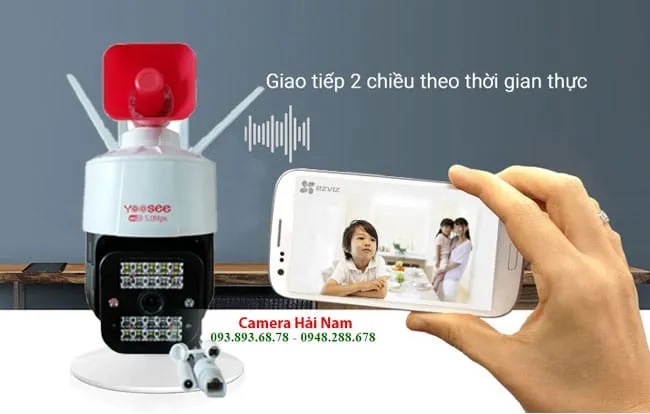 Camera Wifi Yoosee LB023/YS20 5.0 Có Còi Hú