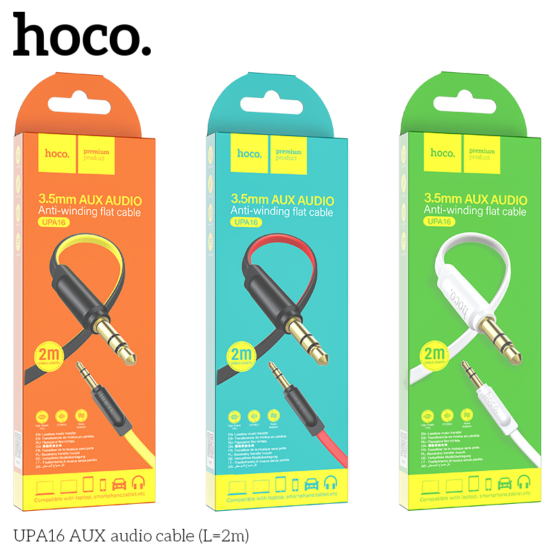 Cáp âm thanh Hoco AUX_UPA16 2 đầu 3.5mm