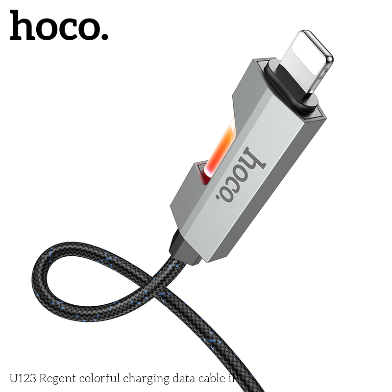 Cáp sạc nhanh Hoco U123 usb-lighting