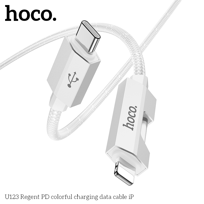 Cáp sạc nhanh Hoco U123 typeC-lighting