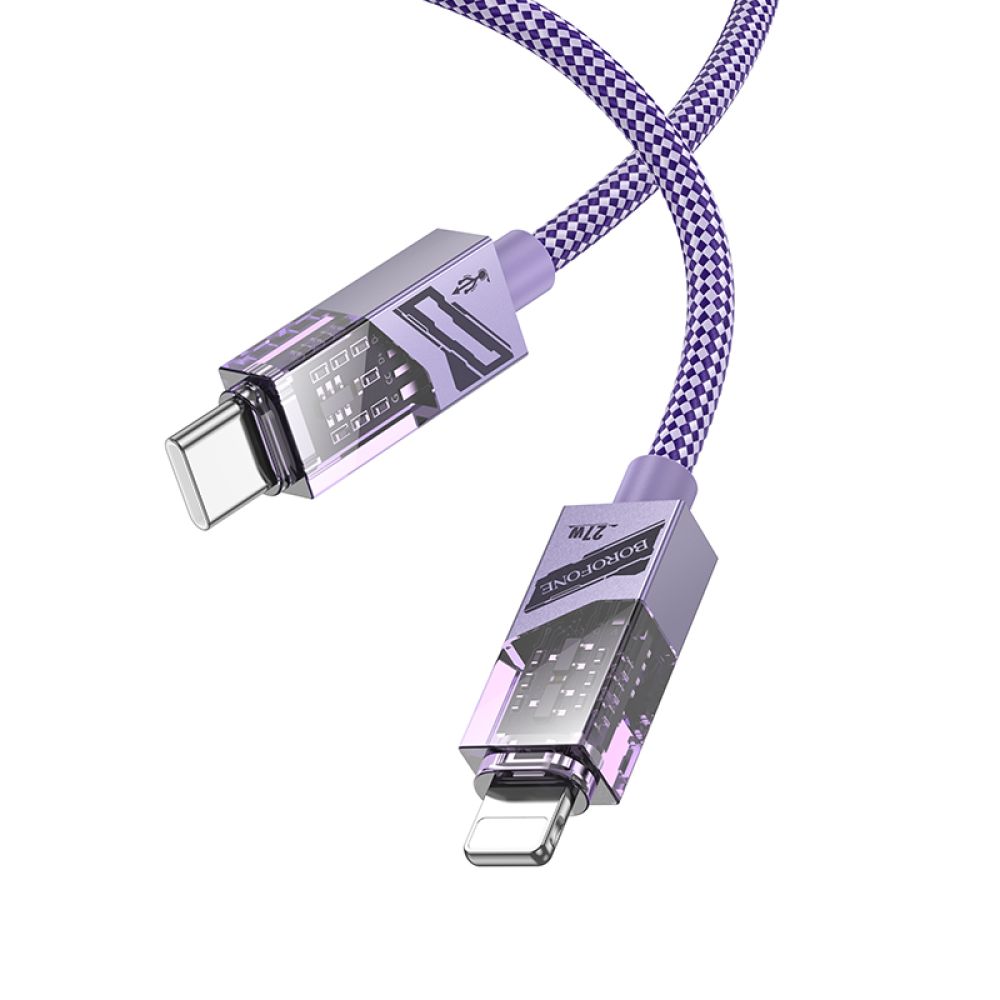 Cáp sạc nhanh Borofone Bu42 typeC-lighting