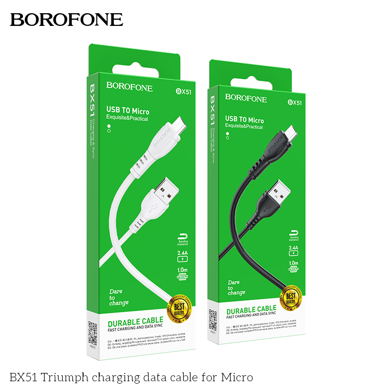 Cáp sạc Borofone bx51