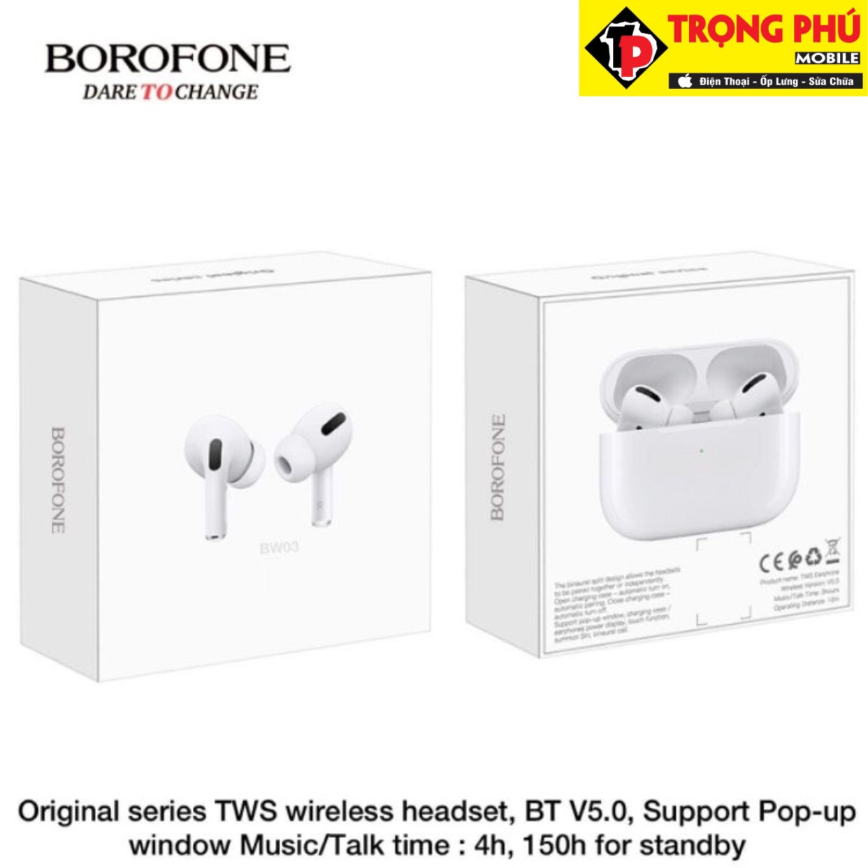 Tai nghe airpod pro Borofone BW03