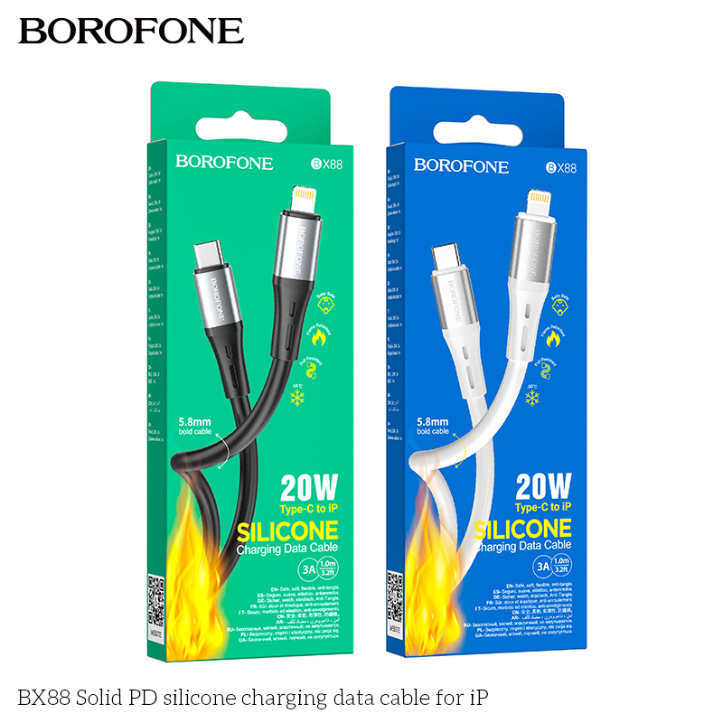 Cáp sạc Hoco X88 20w,60w 1m