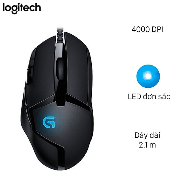 Chuột dây Logitech G402 Hyperion Fury Optical Gaming