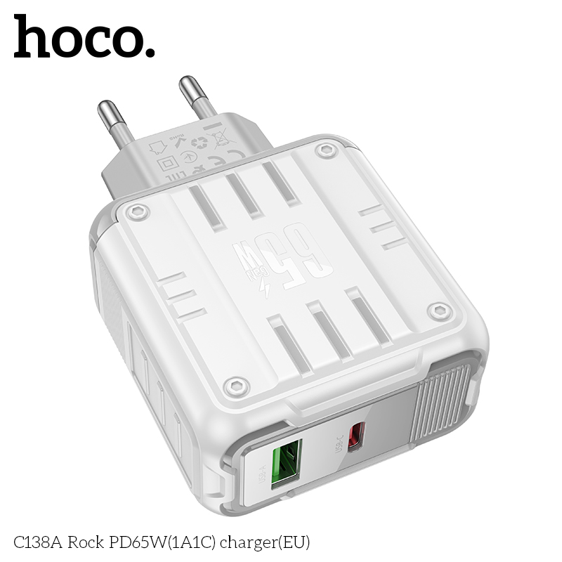 Cốc sạc Hoco C138A PD65w (1C1A)