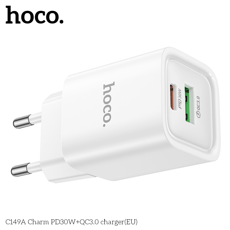 Cốc sạc Hoco C149A Charm PD30w+Qc3.0)