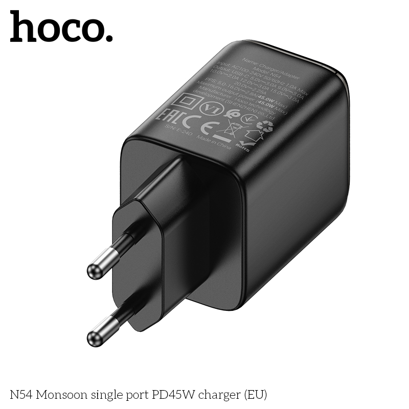 Cốc sạc Hoco N54 PD45w (1C)