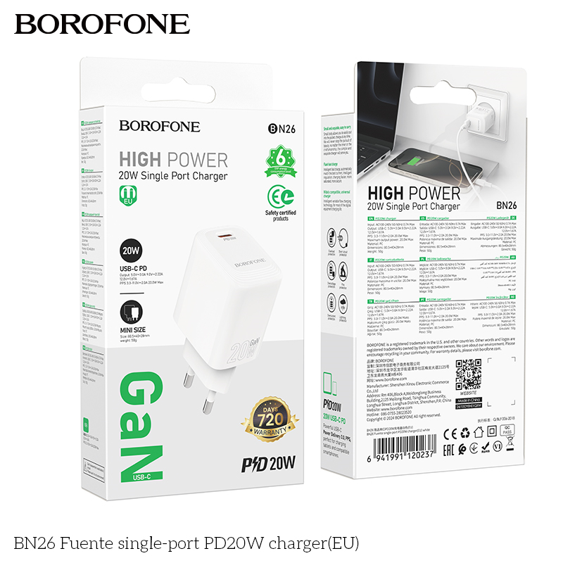 Cốc sạc Hoco cs53A 1 cổng PD25W