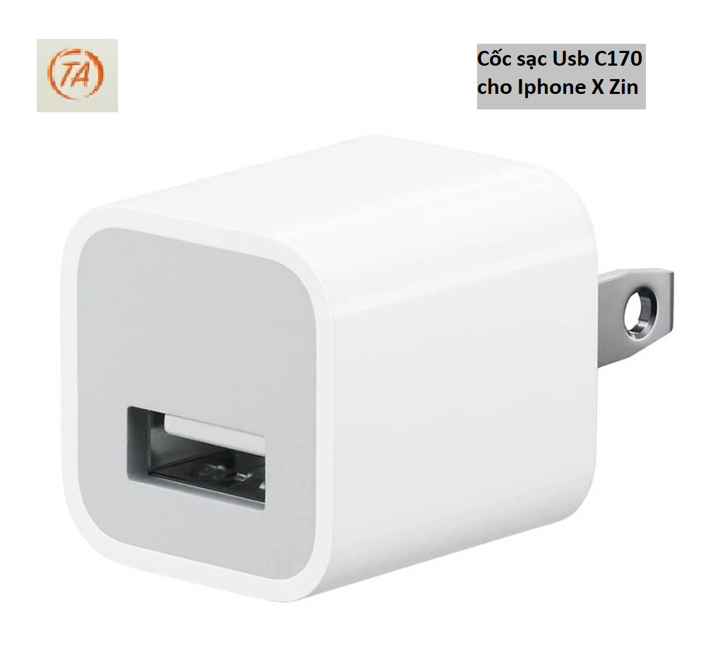Cốc sạc Usb C170 cho Iphone X 120k