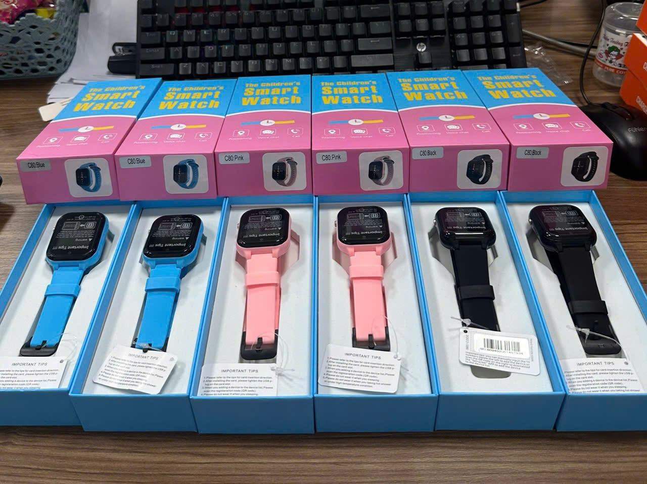 Đồng hồ định vị trẻ em C80 4G video call