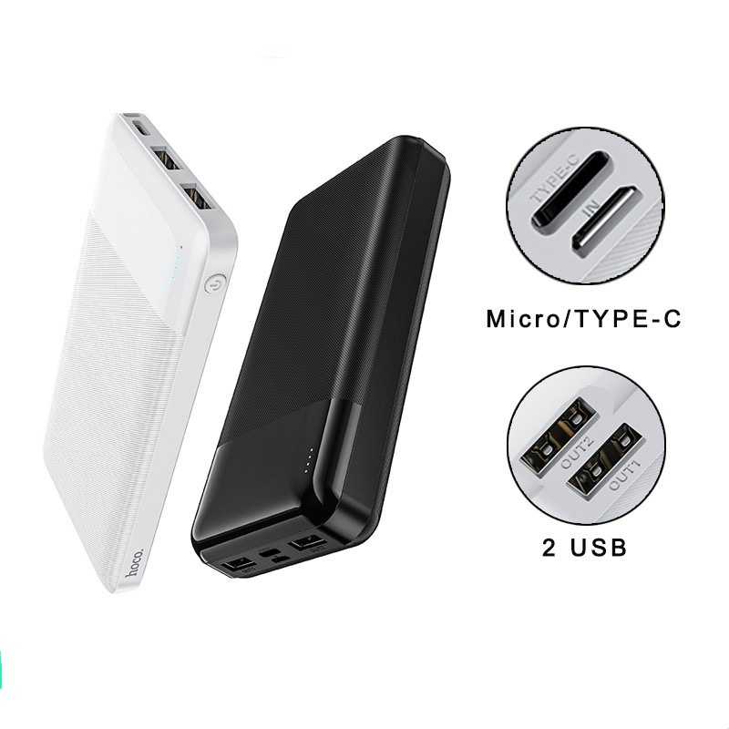 Pin sạc dự phòng Hoco j72 10.000mah - Đen