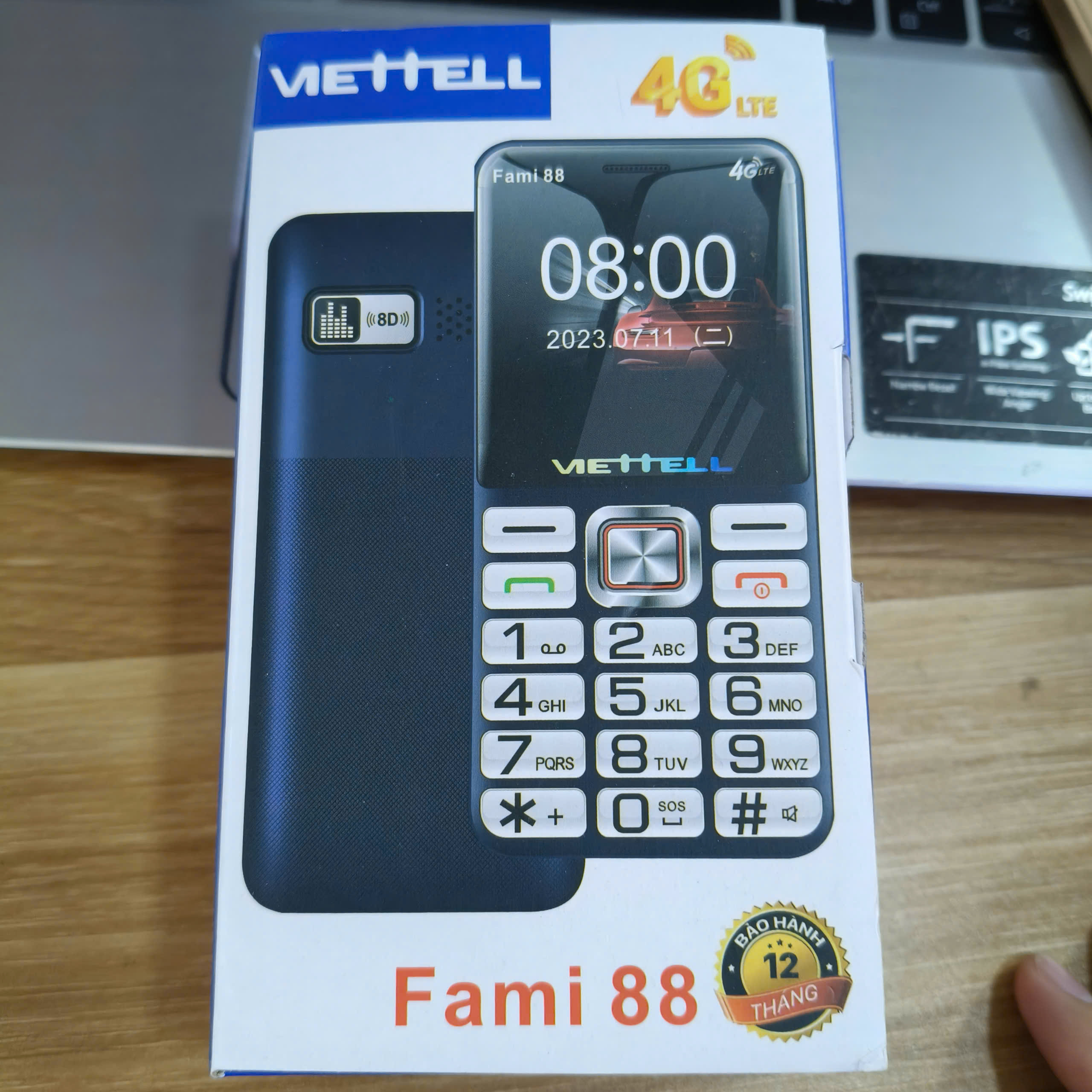 Điện thoại Viettell Fami 88 4G - Sóng 4G chuẩn