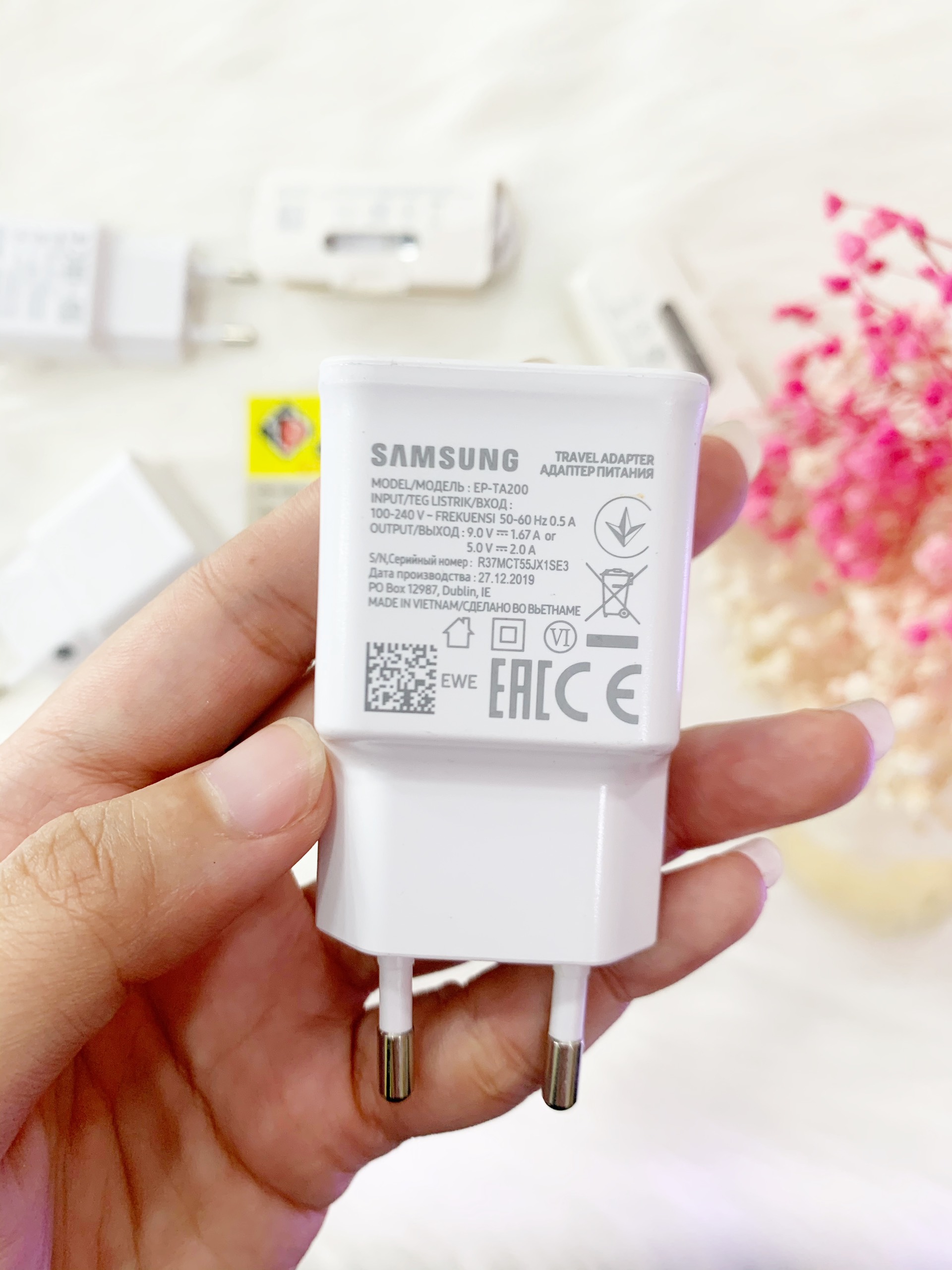 Bộ sạc Samsung 15W, 18w USB-typeC zin máy 180k