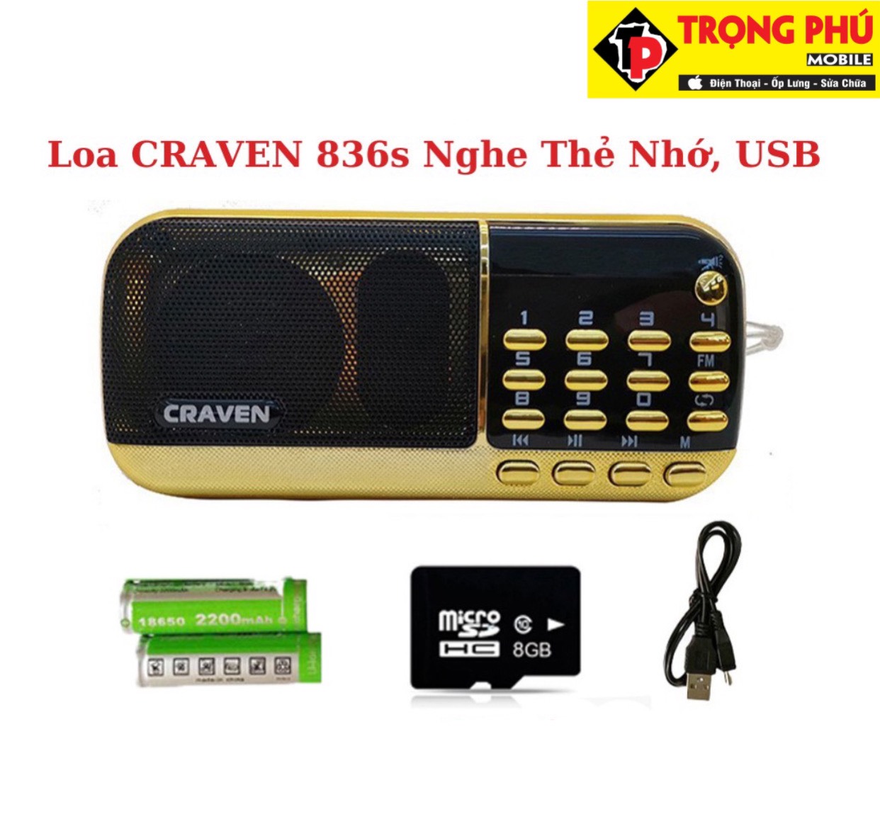 Loa bluetooth Kraven cr-25A Trọng phú mobile