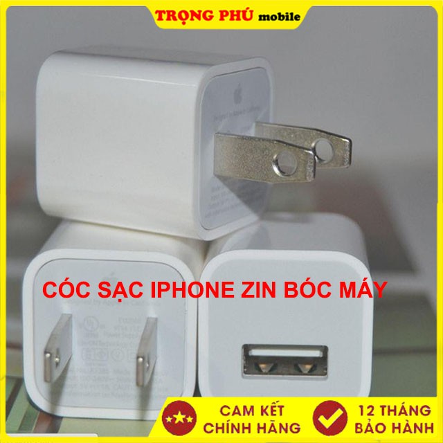 CỐC SẠC IPHONE x ZIN BÓC MÁY 170
