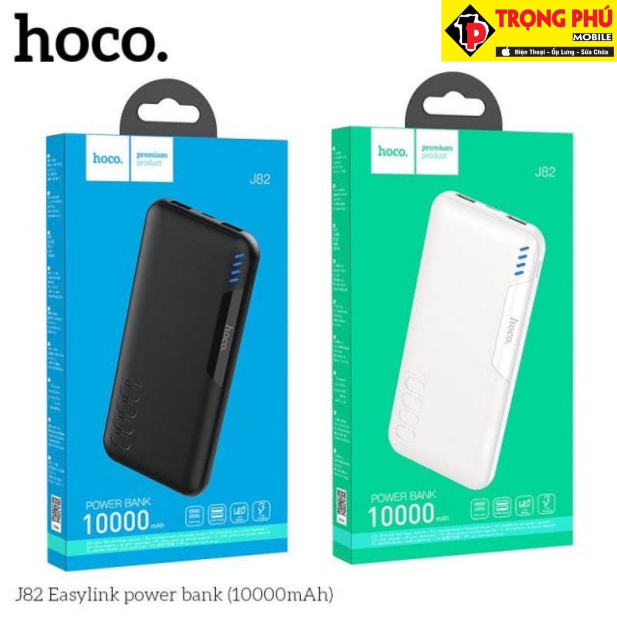 Pin sạc dự phòng Hoco j82 10.000mah Trọng phú mobile