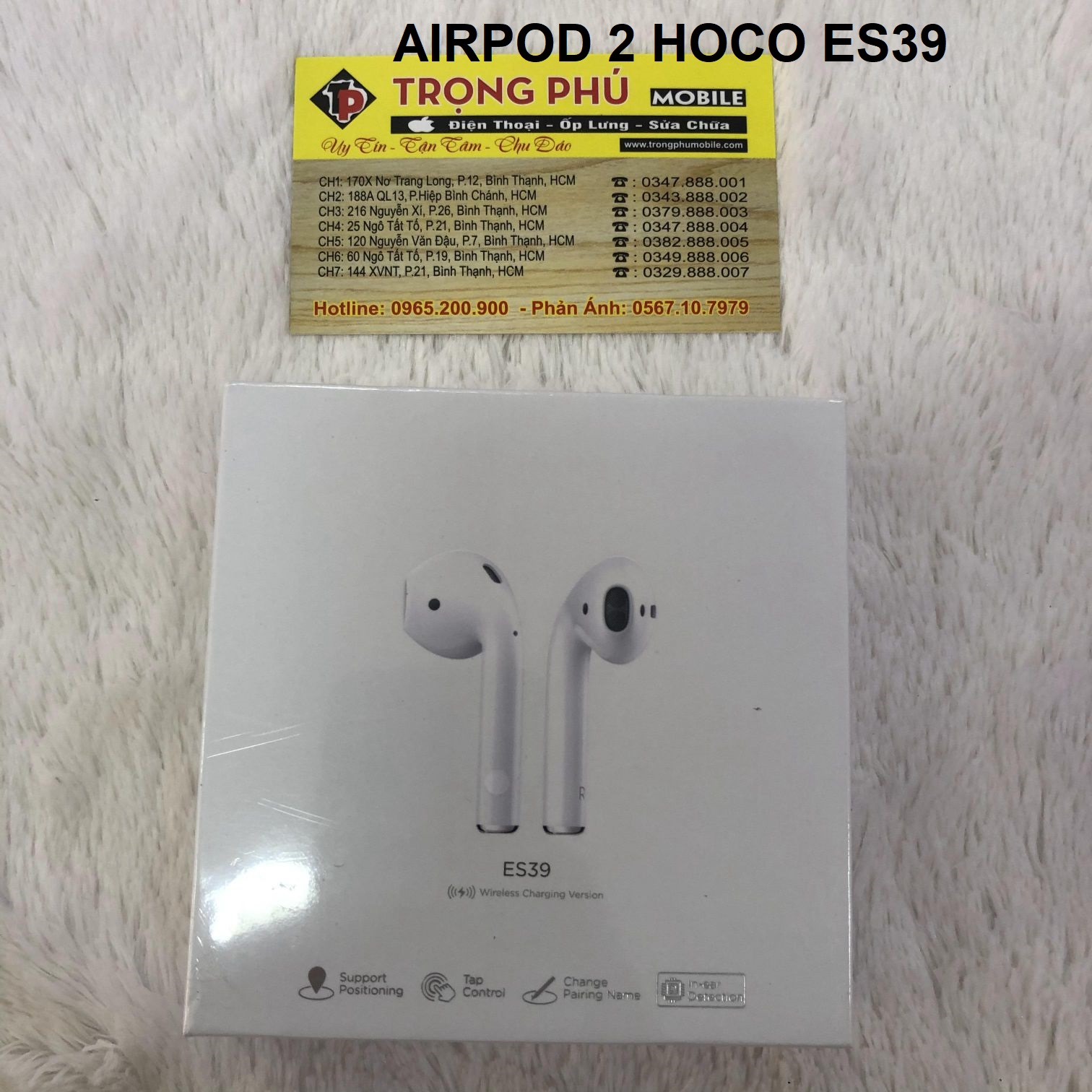 Tai nghe bluetooth Hoco es39 chính hãng
