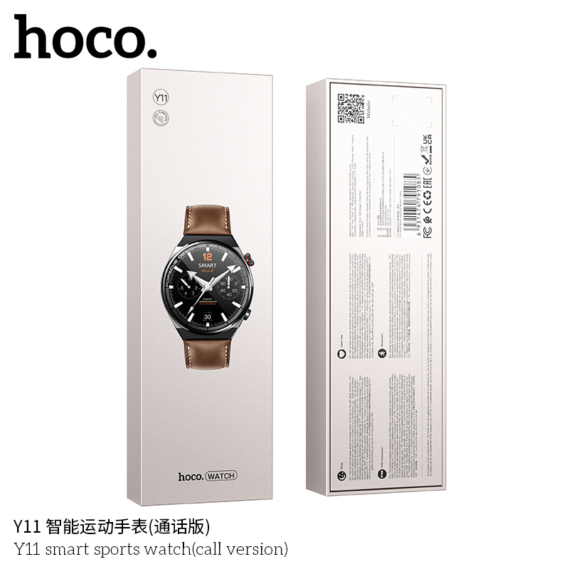 Đồng hồ thông minh Hoco Y11 dây da