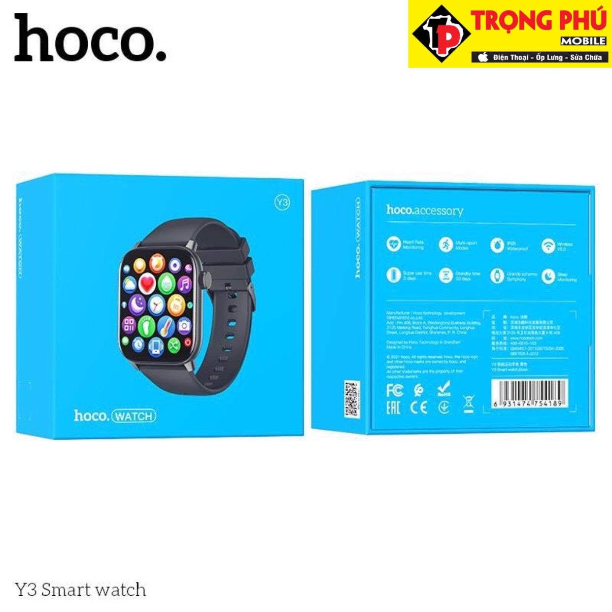 Đồng hồ thông minh Hoco Y3